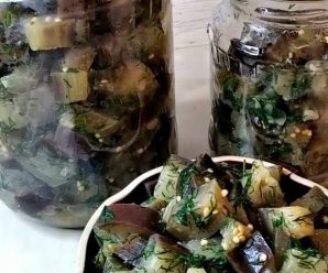 Ніжні баклажани як гриби: рецепт пікантної консервації на зиму